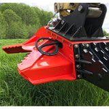 Typhoon 60" Skid Steer Clearing Mower Attachment - Powdered Coated Orange Eterra