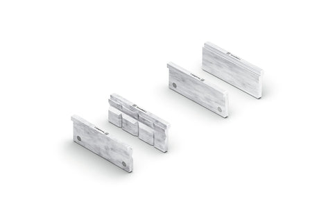 FEIN 4-Piece Non-Marring Aluminum Protective Jaw Set for VersaMAG L Prism and Blank 6 in FEIN