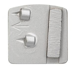 Uni Lock - 2x 1/4 Round PCDs with Stabilizer Segment Syntec Diamond Tools