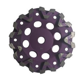 V CUP WHEELS #6 GRIT Syntec Diamond Tools