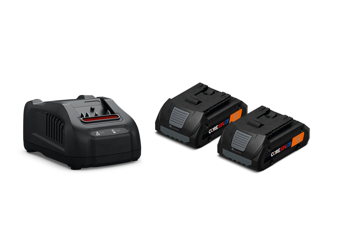 FEIN AMPShare 18V Battery Starter Set (2 Batteries + Charger) 92604228090 FEIN 4 Ah