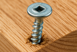 LOK WOOD SCREWS- SQUARE ROUND WASHER COARSE TYPE 17 (Zinc) Daggerz