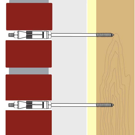 Mechanical Repair Anchor for Masonry Veneer Prosoco