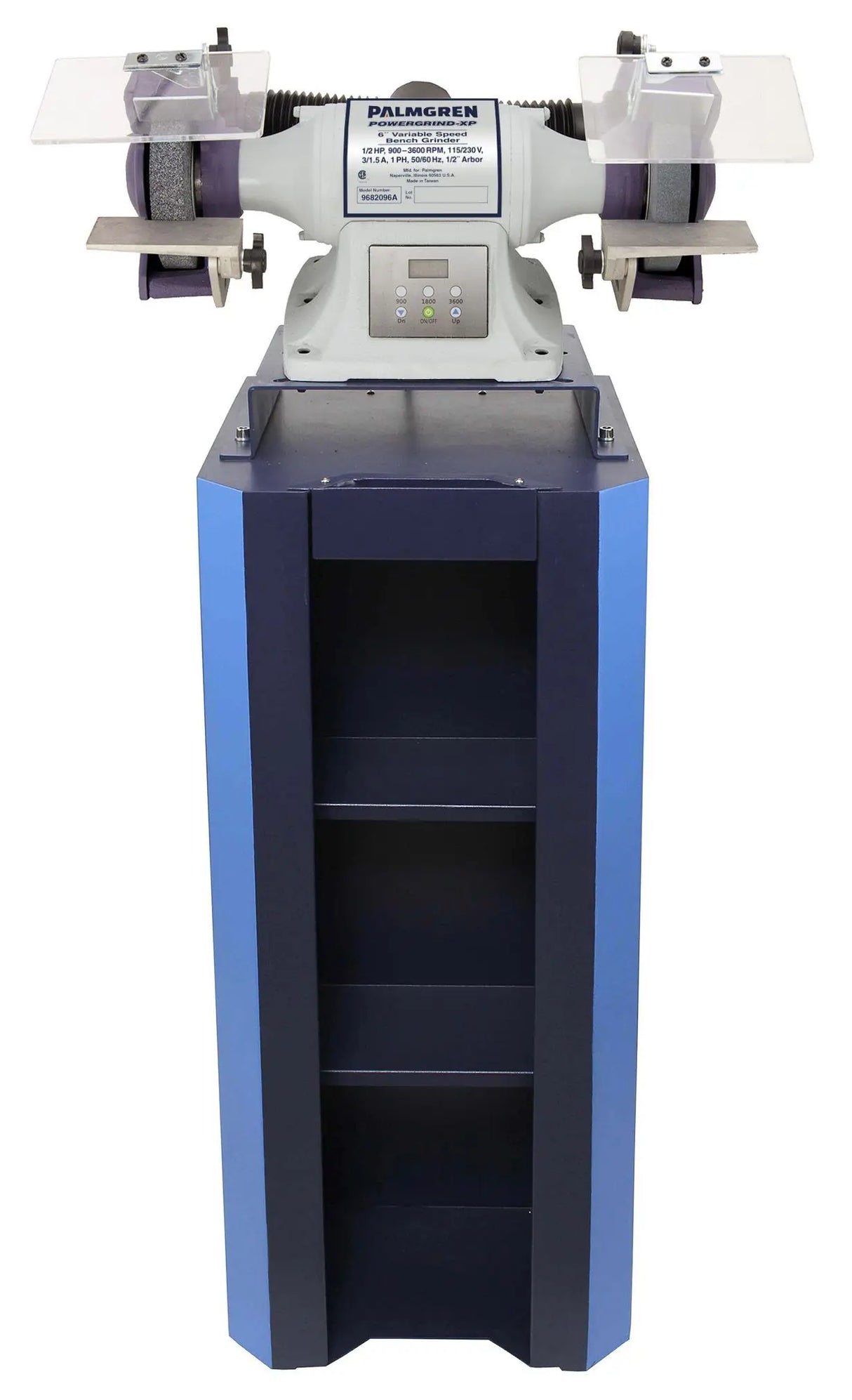 6" VS Bench Grinder & Dust Collector Stand Combo Palmgren