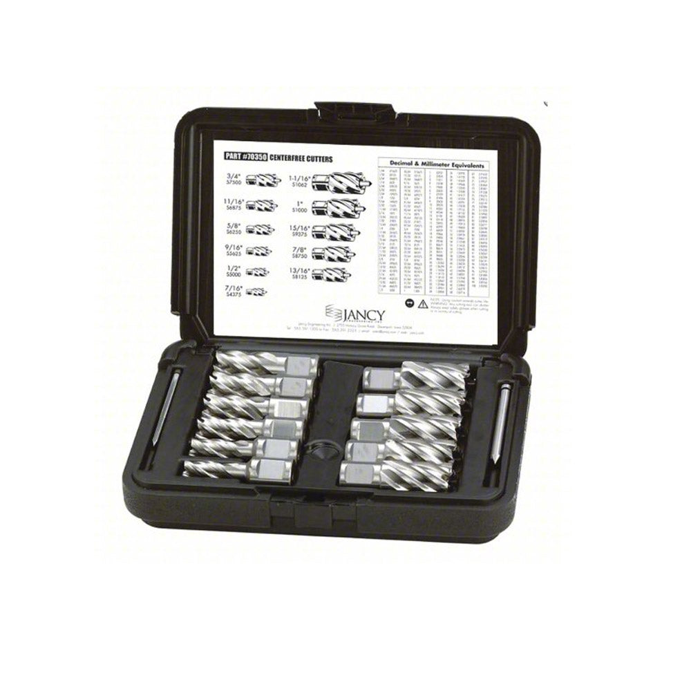 FEIN Slugger Structural Cutter Set 9/16 in to 1-1/16 in - 2 in Depth of Cut 63134999019 FEIN TiN Coated