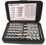 FEIN Slugger 11-Piece Cutter Set 7/16 in to 1-1/16 in - 3/4 in Straight Shank 63134999026 FEIN HSS 2 in
