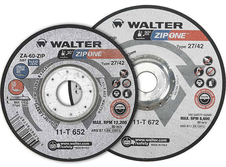 ZIP ONE Cut-Off Wheel - Pack of 25 Walter Surface Technologies