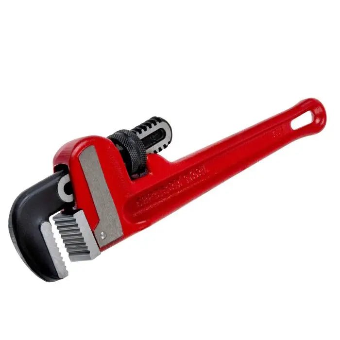 10“ Heavy-Duty Straight Cast-Iron Pipe Wrench - Superior Tool