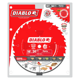 10 in. x 24 Tooth Ripping Saw Blade - 10Pack Diablo Tools
