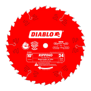 10 in. x 24 Tooth Ripping Saw Blade - 8 per Order - Diamond Tool Store
