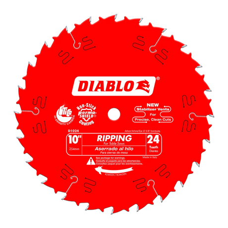 10 in. x 24 Tooth Ripping Saw Blade - 10Pack Diablo Tools