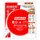 10 in. x 40 Tooth General Purpose Saw Blade - 10 Pack Diablo Tools