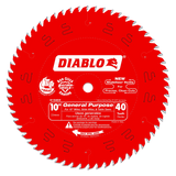10 in. x 40 Tooth General Purpose Saw Blade - 10 Pack Diablo Tools