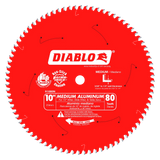 10 in. x 80 Tooth Medium Aluminum Saw Blade - 4 per Order Diablo Tools