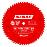 10 in. x 80 Tooth Ultra Finish Saw Blade - 5 per Order Diablo Tools