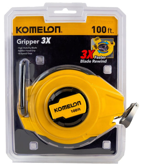 100' Gripper Evolution Tape Measure Komelon