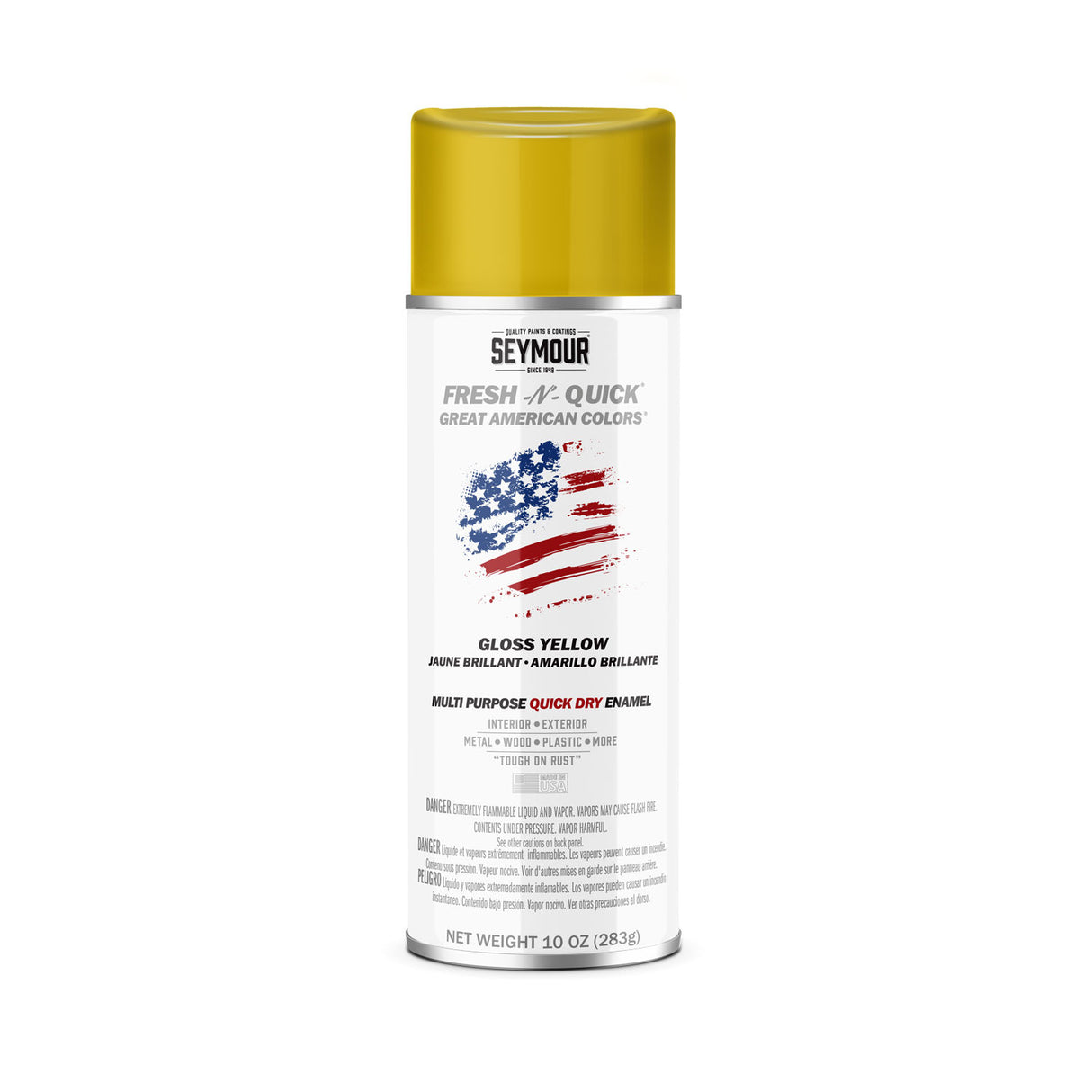 Fresh-N-Quick Multi-Purpose Spray Enamel - Case of 6 11-34 Seymour GLOSS YELLOW