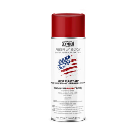 Fresh-N-Quick Multi-Purpose Spray Enamel - Case of 6 11-4 Seymour CHERRY RED