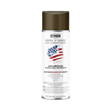 Fresh-N-Quick Multi-Purpose Spray Enamel - Case of 6 11-5 Seymour GOLD - METALLIC/LACQUER