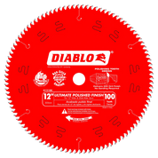 12 in. x 100 Tooth Ultimate Polished Finish Saw Blade - 4 per Order - Diamond Tool Store