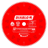 12 in. x 100 Tooth Ultimate Polished Finish Saw Blade - 4 per Order Diablo Tools