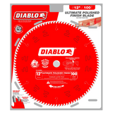 12 in. x 100 Tooth Ultimate Polished Finish Saw Blade - 4 per Order Diablo Tools