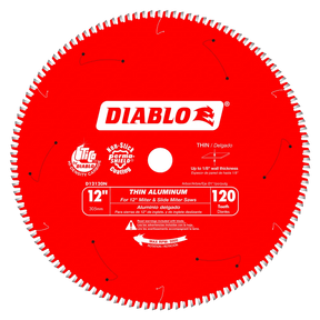 12 in. x 120 Tooth Thin Aluminum Cutting Saw Blade - 3 per Order Diablo Tools