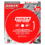 12 in. x 80 Tooth Cermet II Saw Blade for Metals and Stainless Steel - 3 per Order Diablo Tools