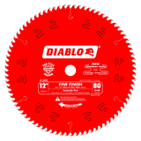 12 in. x 80 Tooth Fine Finish Saw Blade - 4 per Order Diablo Tools