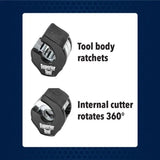 1/2" Ratcheting QuickCut Tubing Cutter - Case of 6 Superior Tool