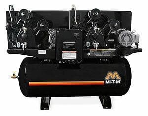 120 Gallon Two Stage Electric Duplex Air Compressor - ADD-23110-120HM Mi-T-M