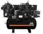120 Gallon Two Stage Electric Duplex Air Compressor - AED-20315-120HM - Diamond Tool Store
