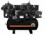 120 Gallon Two Stage Electric Duplex Air Compressor - AED-20315-120HM Mi-T-M
