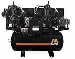 120 Gallon Two Stage Electric Duplex Air Compressor - AED-20315-120HM Mi-T-M