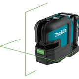 12V Max CXT® Lithium‑Ion Cordless Self‑Leveling Cross‑Line Green Beam Laser Makita