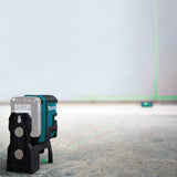 12V Max CXT® Lithium‑Ion Cordless Self‑Leveling Cross‑Line/4‑Point Green Beam Laser (2.0Ah) Makita