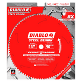 14 in. x 90 Tooth Cermet II Saw Blade for Metals and Stainless Steel - 2 per Order Diablo Tools
