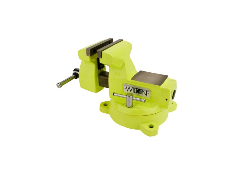 1550, High-Visibility Safety 5” Vise with Swivel Base - Diamond Tool Store