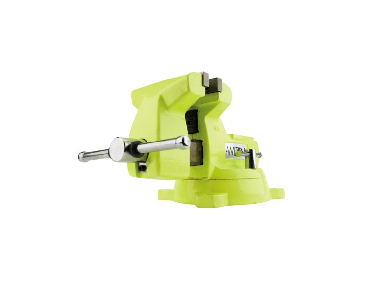 1550, High-Visibility Safety 5” Vise with Swivel Base - Diamond Tool Store