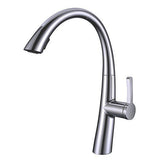 16 Inch Single Hole Pull-Down Pre-Rinse Kitchen Faucet DSF-16KPO00BN Dakota Sinks Brushed Nickel