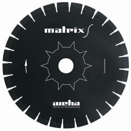 16" Weha Matrix S Diagonal Diamond Bridge Saw Blade Weha