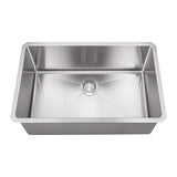 18g Micro Radius 30×18 Single Bowl Undermount Stainless Steel Kitchen Sink Dakota Sinks