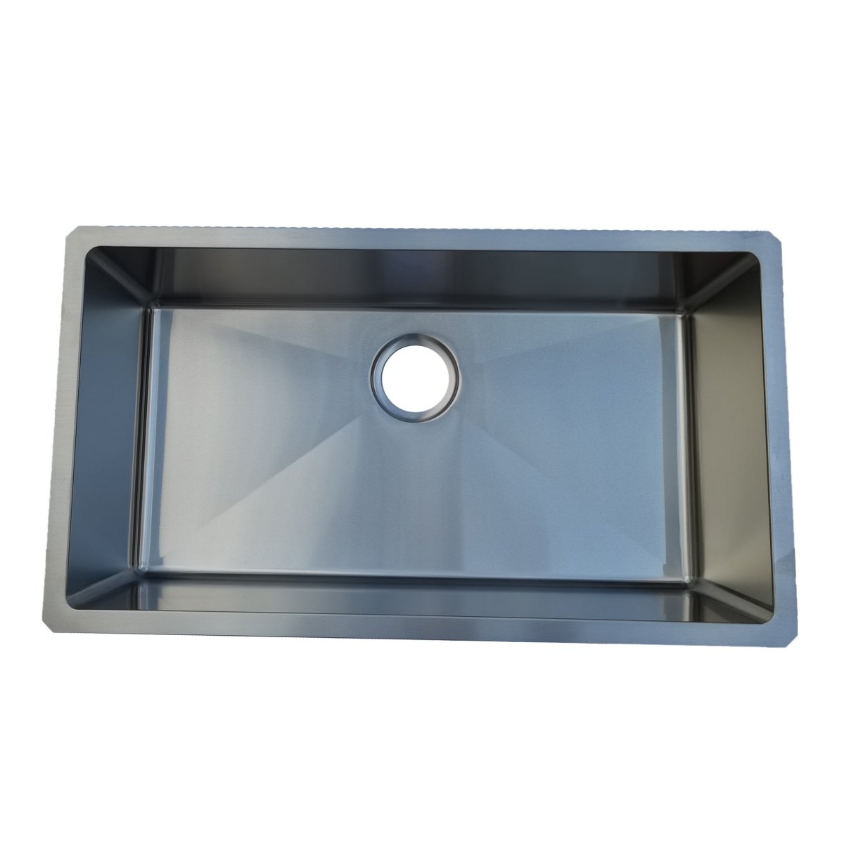 18g Micro Radius 32×18 Single Bowl Undermount Stainless Steel Kitchen Sink Dakota Sinks