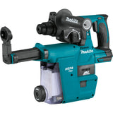 18V LXT® Lithium‑Ion Brushless Cordless 1" Rotary Hammer, accepts SDS‑PLUS bits, w/ HEPA Dust Extractor Attachment, Tool Only Makita