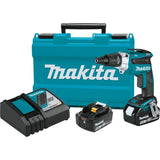 18V LXT® Lithium‑Ion Brushless Cordless 2,500 RPM Screwdriver (5.0Ah) XSF05T Makita Kit