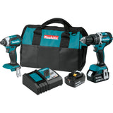18V LXT® Lithium‑Ion Brushless Cordless 2‑Pc. Combo Kit (5.0Ah) Makita