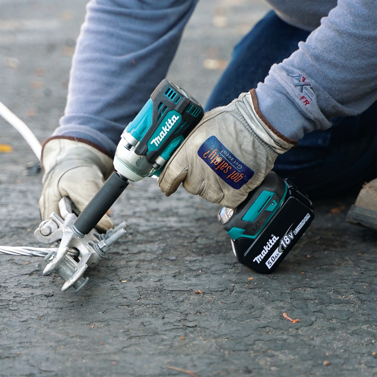 18V LXT® Lithium‑Ion Brushless Cordless 4‑Speed 1/2" Sq. Drive Impact Wrench w/ Detent Anvil Makita