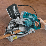 18V LXT® Lithium‑Ion Brushless Cordless 6‑1/2" Compact Dual‑Bevel Compound Miter Saw with Laser Makita