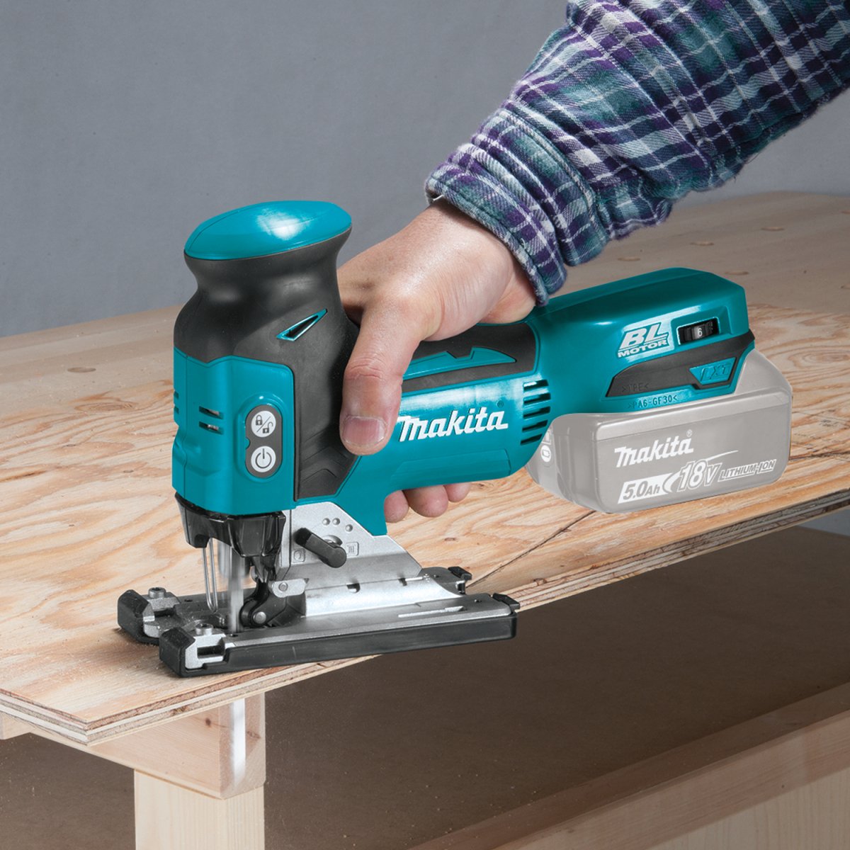 18V LXT® Lithium‑Ion Brushless Cordless Barrel Grip Jig Saw Makita