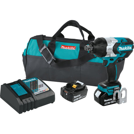 18V LXT® Lithium‑Ion Brushless Cordless High‑Torque 3/4" Sq. Drive Impact Wrench XWT07T Makita Kit